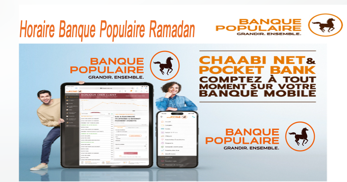 Horaire Banque Populaire Ramadan 2025