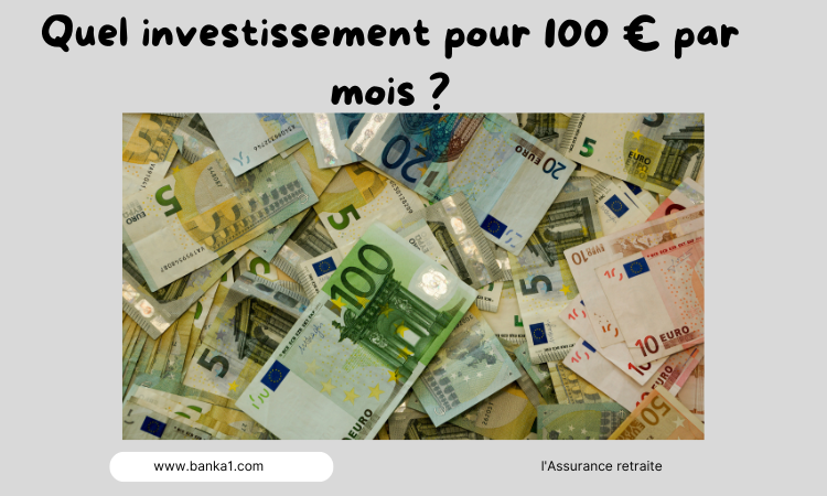 Quel investissement pour 100 € par mois ?