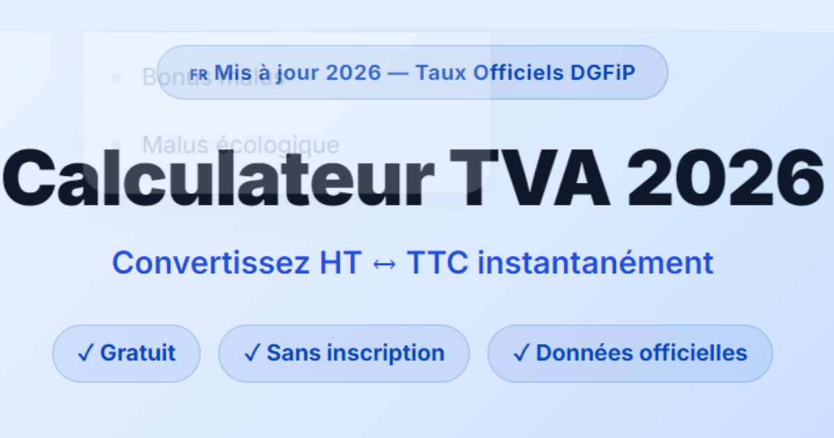 Calculer la TVA à partir du TTC en ligne